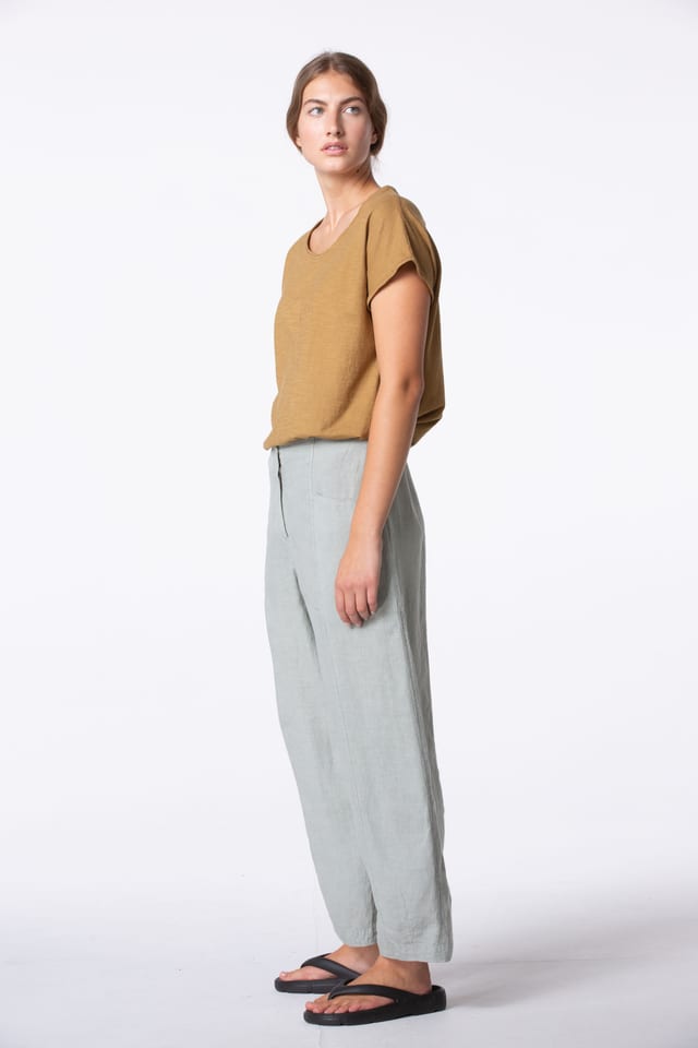 Hose 427 - Reines Leinen - 10240110105