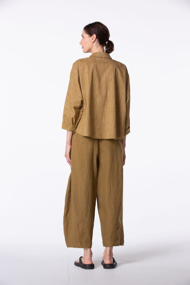 Broek 428 - Puur Linnen - 842BISCUIT - 10240110106