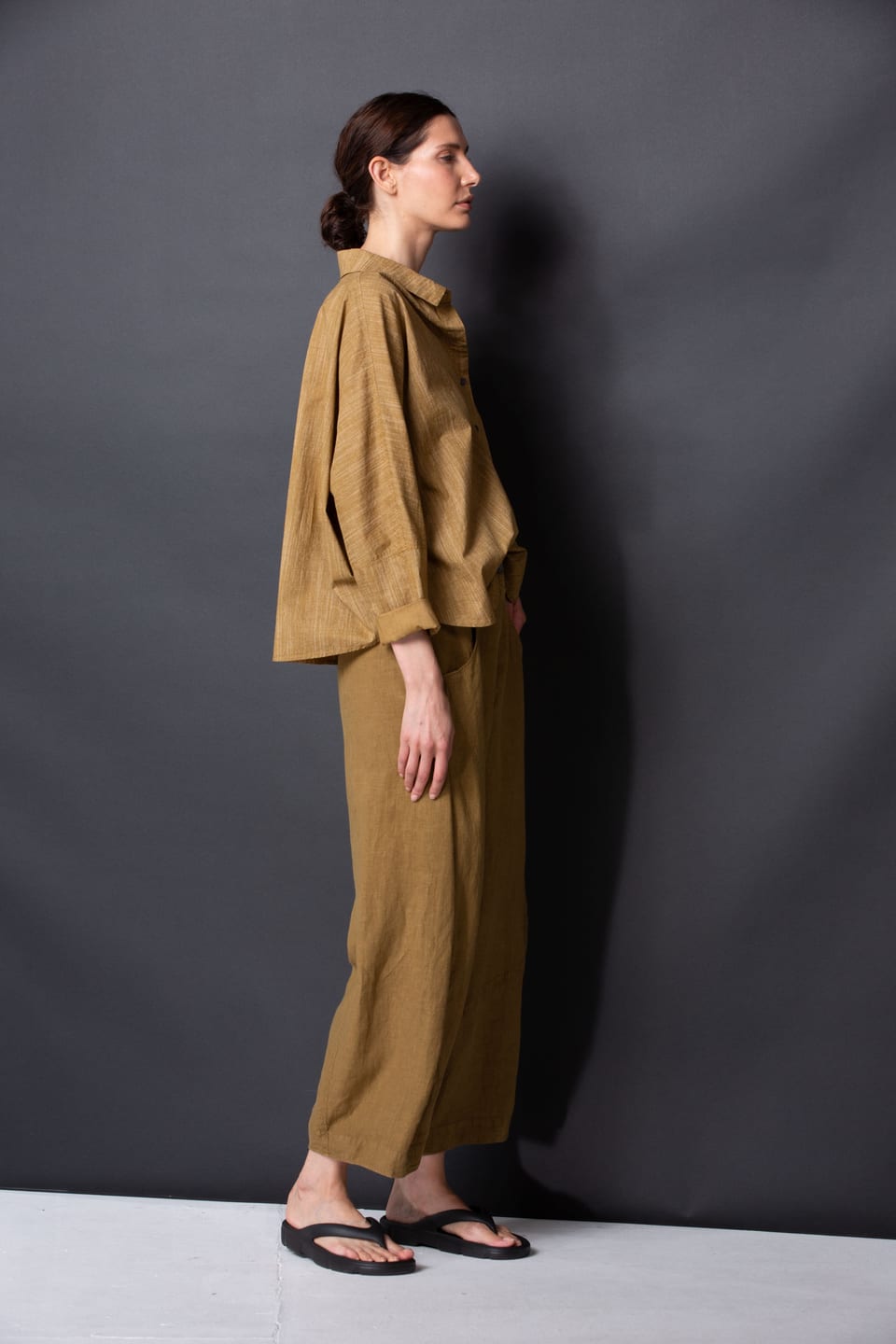 Broek 428 - Puur Linnen - 842BISCUIT - 10240110106