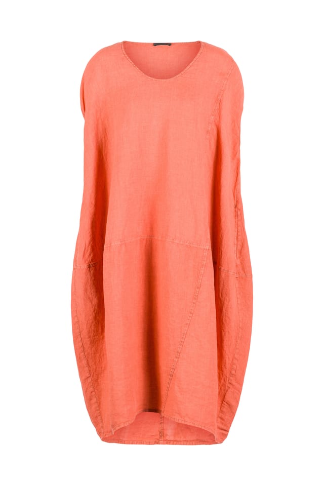 Dress 425 - Pure Linen - 242POMELO - 10240110107