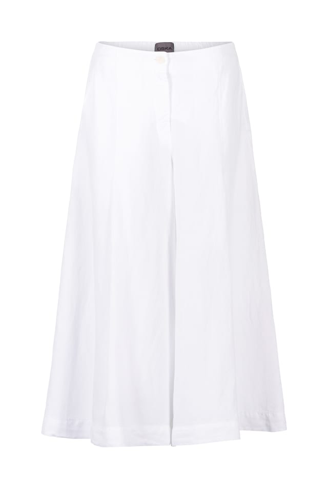 Trousers 429 - Lyocell-Linen Blend - 100WHITE - 10240110108