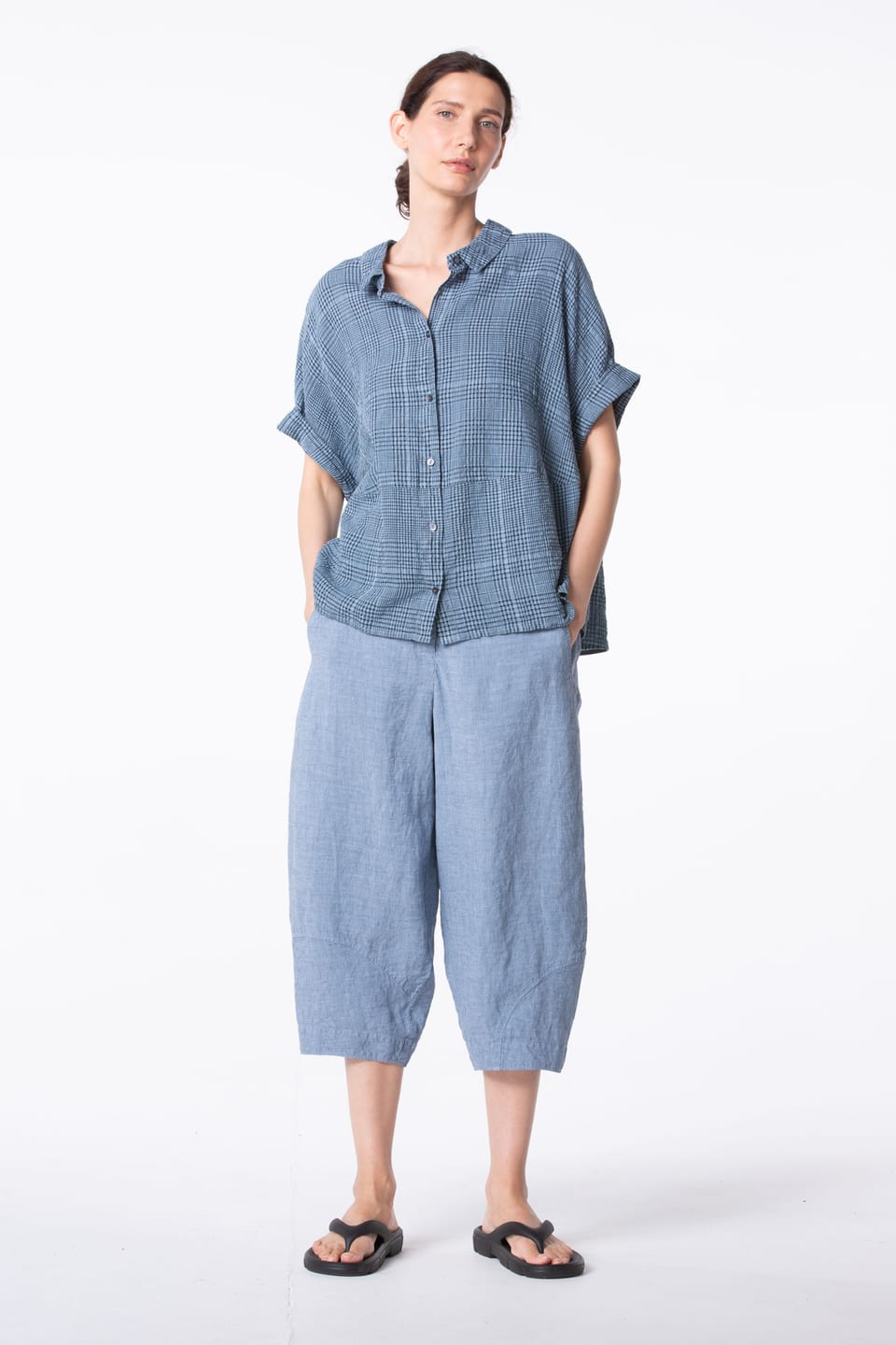 Trousers 431 - Pure Linen - 440AIR - 10240110110