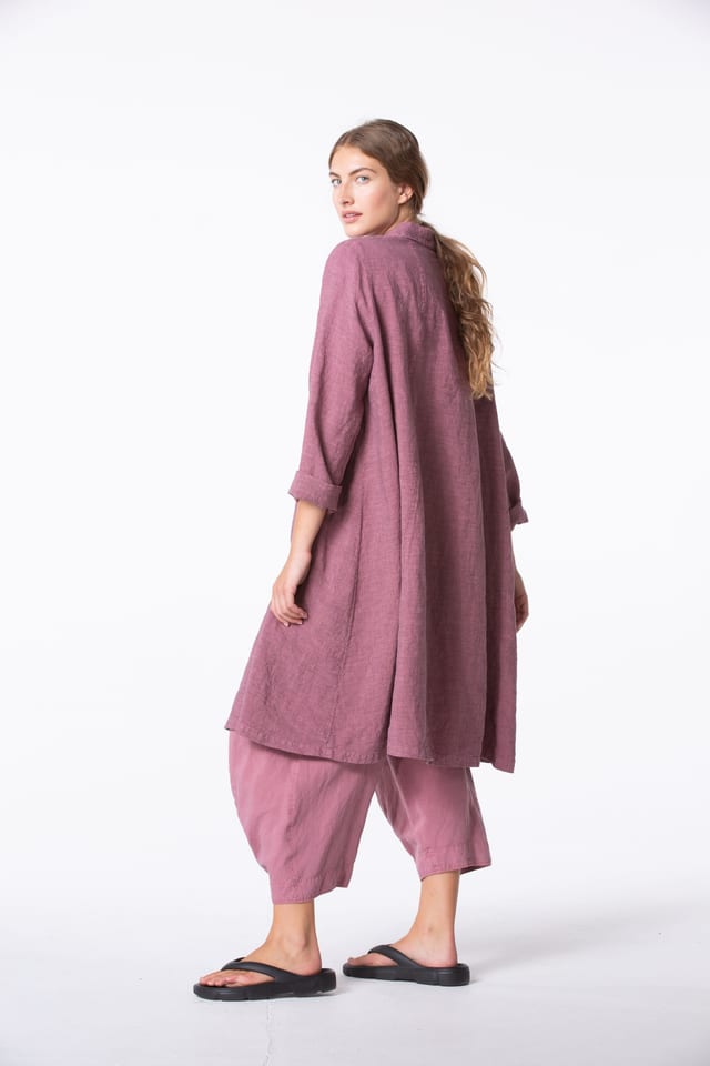 Blouse 423 - Pure Linen - 340ROSE - 10240110113