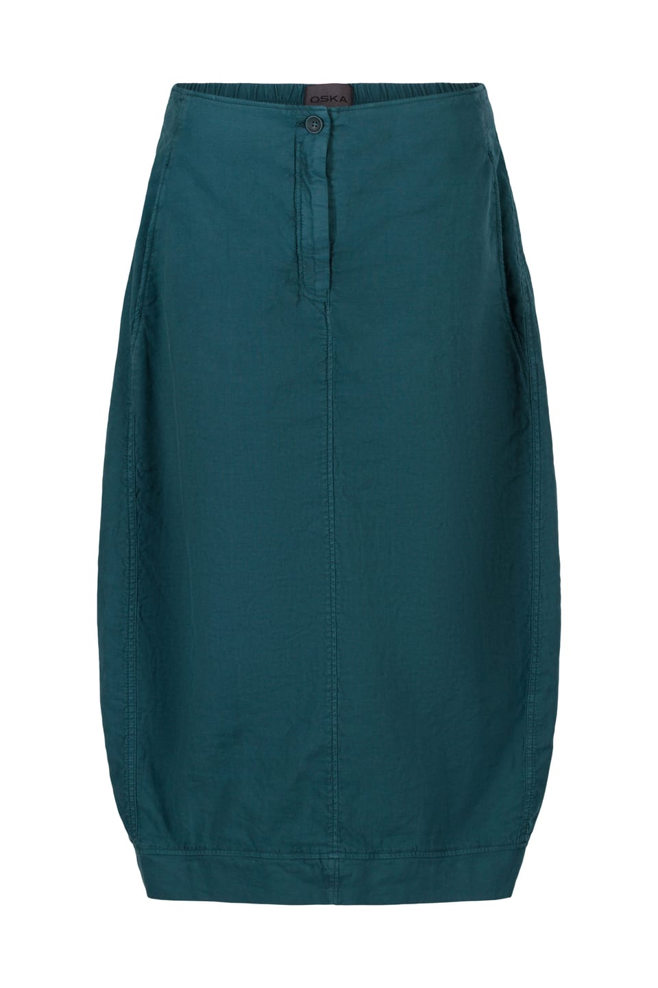Skirt 402 - Cotton-Linen Blend - 672LAKE - 10240110117