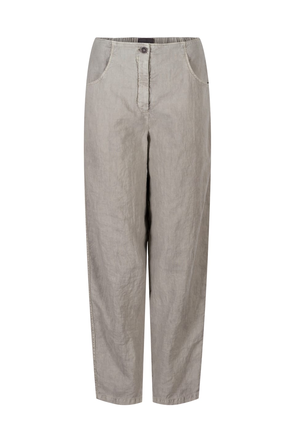 Hose 434 - Baumwoll-Leinen Mischung - 922SILVER - 10240110118
