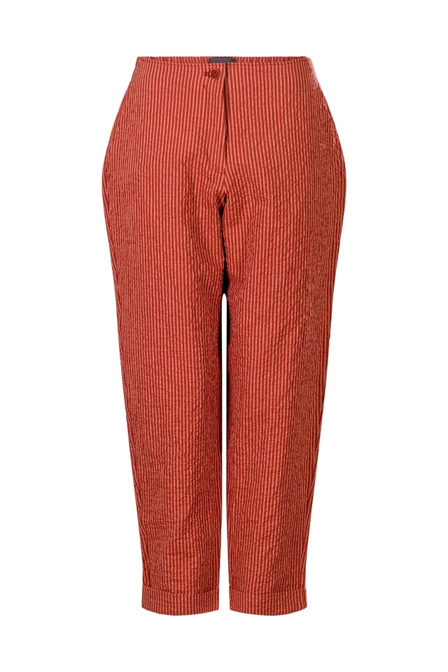 Trousers 435 - Chambray Stripes - 270COPPER - 10240110119