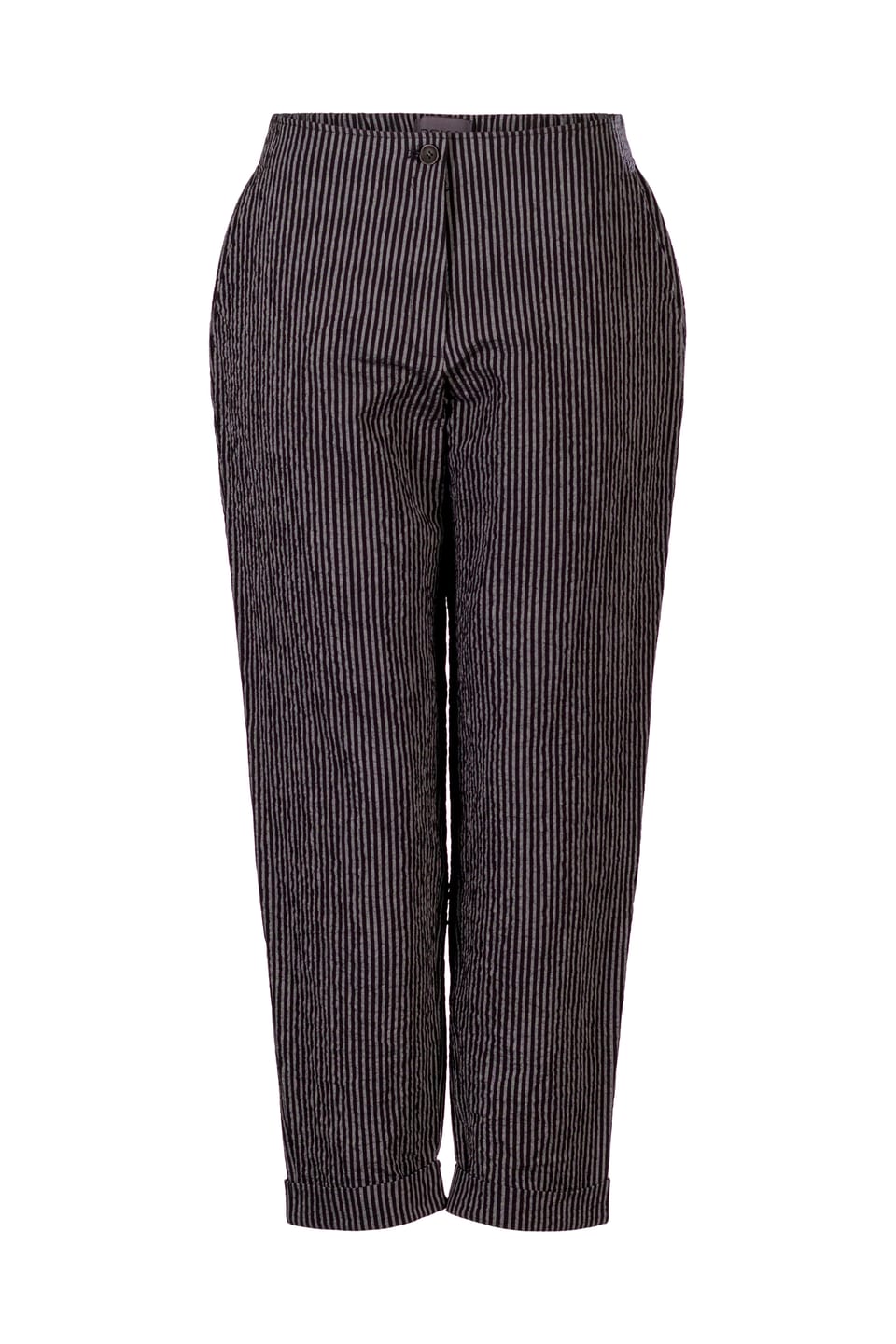 Trousers 435 - Chambray Stripes - 990BLACK - 10240110119