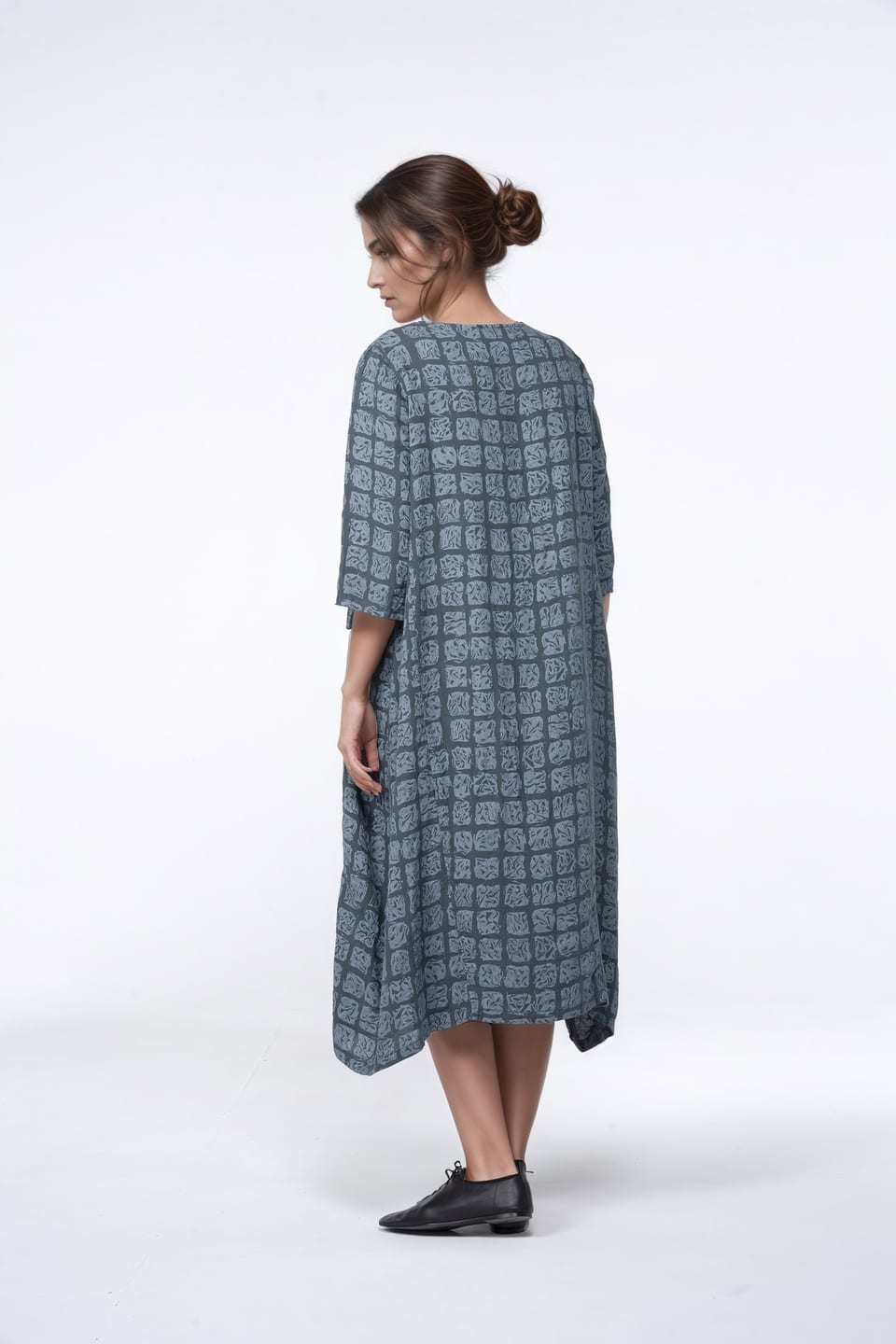 Dress 427 - Pure Linen - 580SLATE - 10240110122