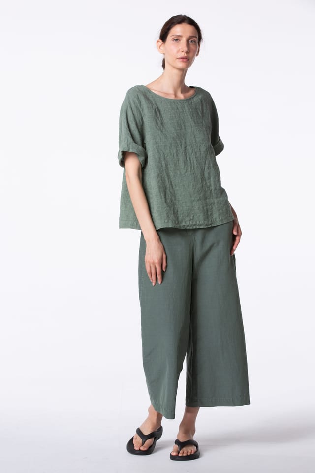 Trousers 437 - Cotton-Cupro Rips - 652PLANE - 10240110126