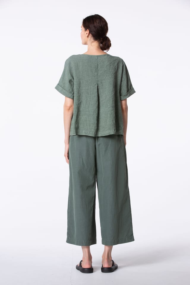 Trousers 437 - Cotton-Cupro Rips - 652PLANE - 10240110126