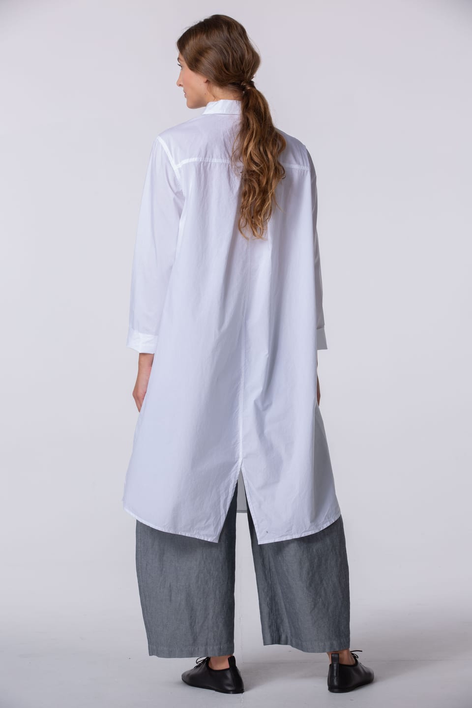 Blouse 428 - Cotton Poplin - 100WHITE - 10240110129
