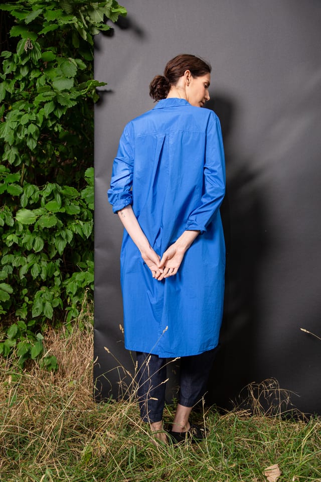 Blouse 428 - Katoenen popline - 460NAUTICAL - 10240110129