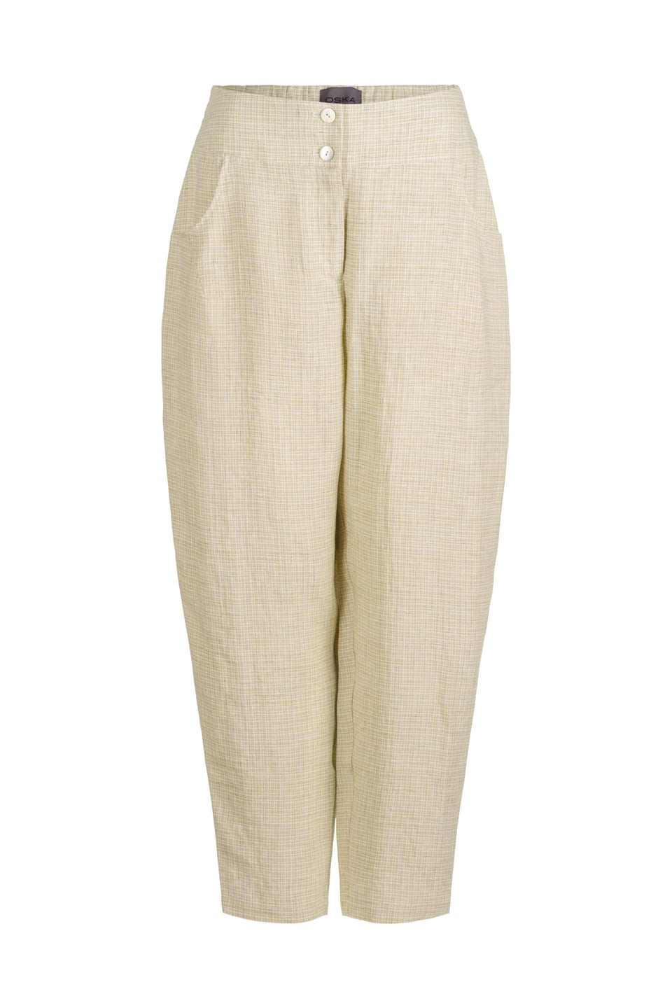 Trousers 444 - Linen Fil-à-Fil - 750REED - 10240110138