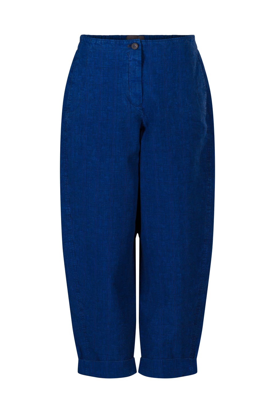 Hose 445 - Leinen-Baumwoll Glencheck - 462NAUTICAL - 10240110139
