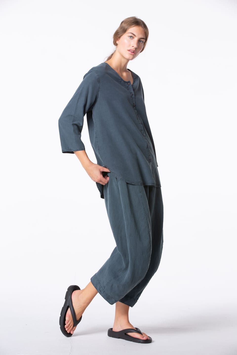 Blouse 431 - TENCEL™ Lyocell - 582SLATE - 10240110144