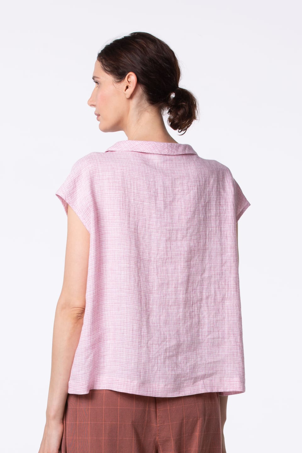 Top 403 - Leinen Fil-à-Fil - 340ROSE - 10240110145