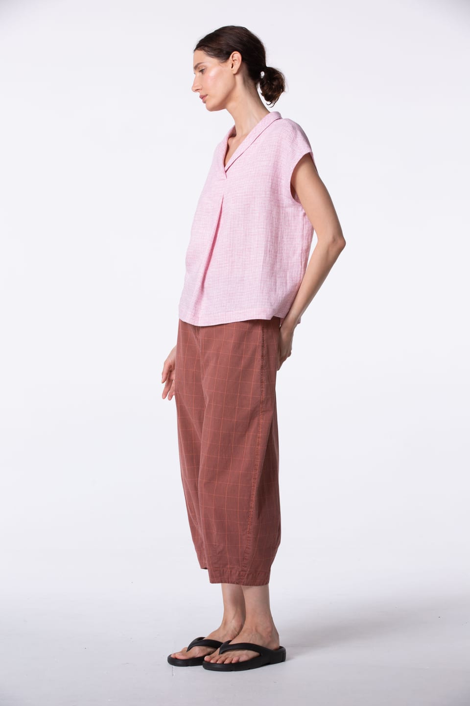 Top 403 - Leinen Fil-à-Fil - 340ROSE - 10240110145