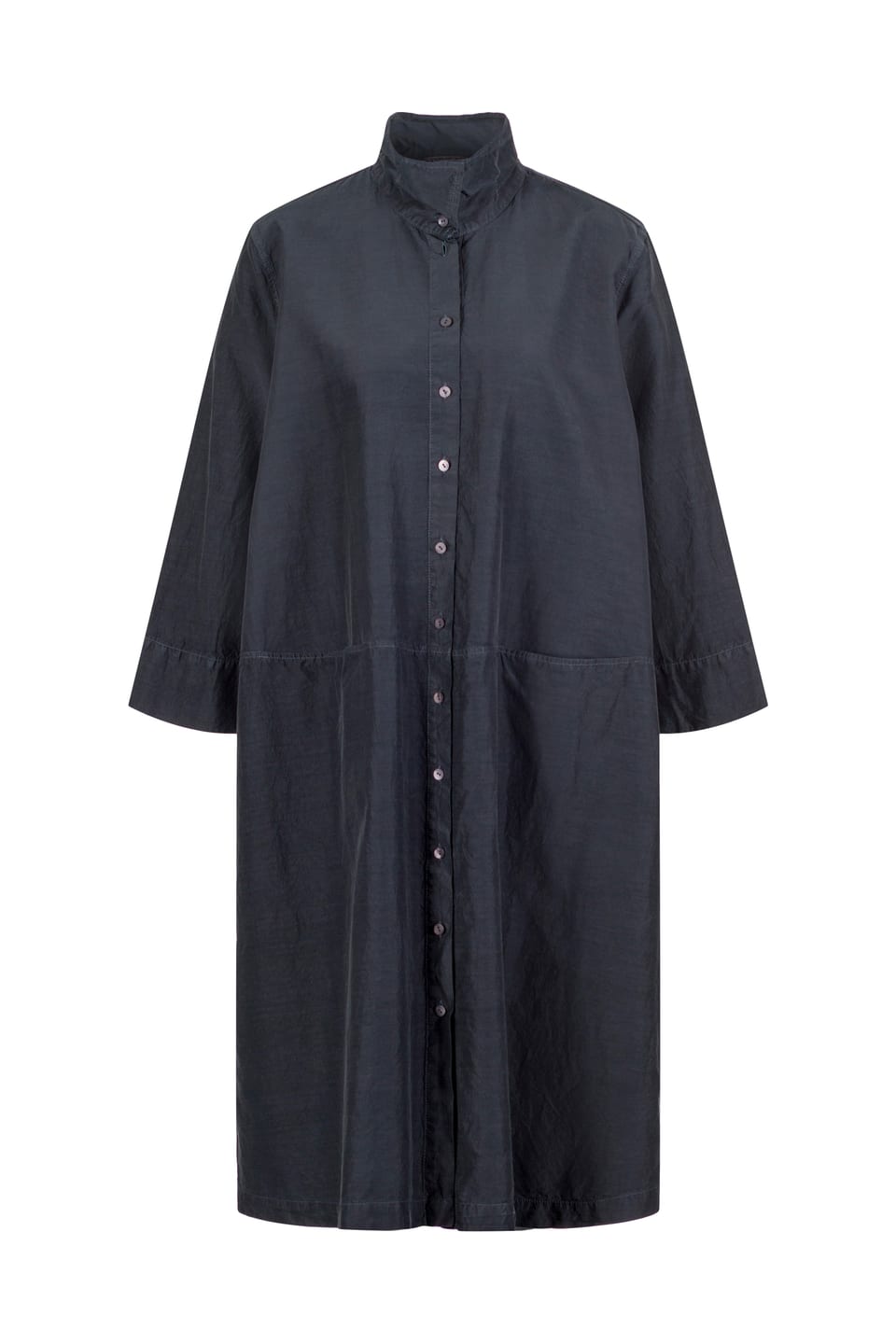 Dress 437 - Cotton-Cupro Rips - 582SLATE - 10240110150
