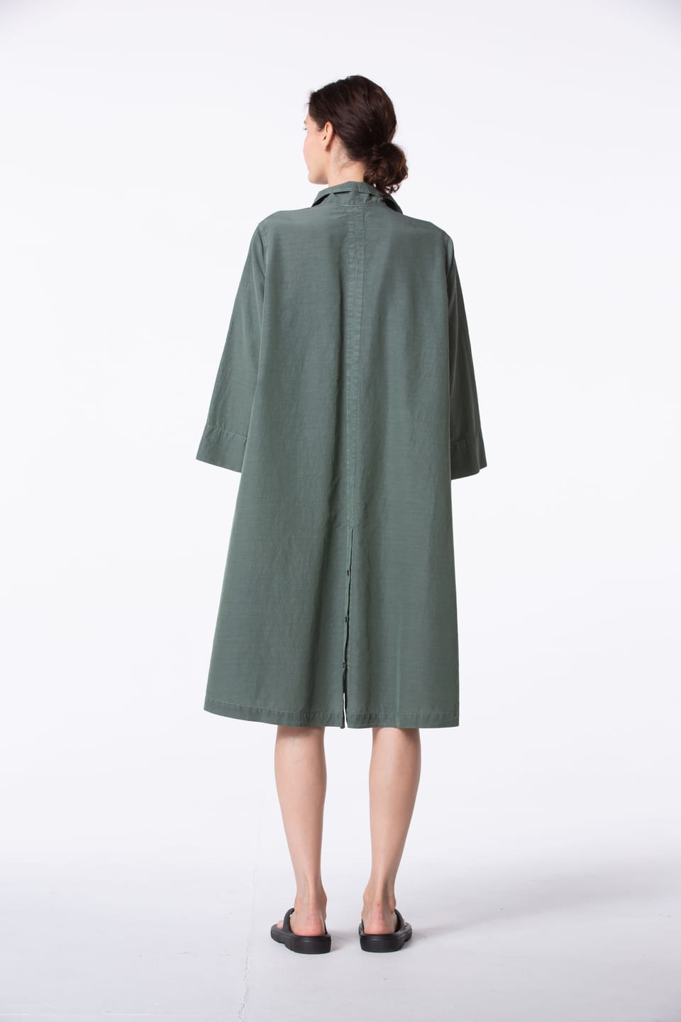 Dress 437 - Cotton-Cupro Rips - 652PLANE - 10240110150