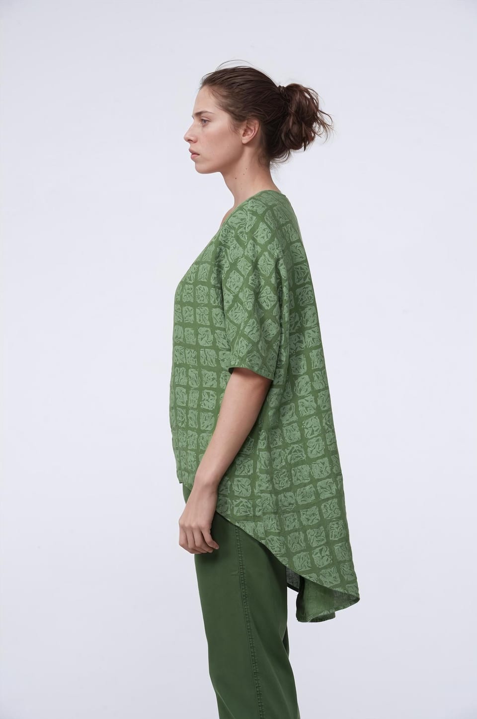 Blouse 434 - Pure Linen - 660WILLOW - 10240110153