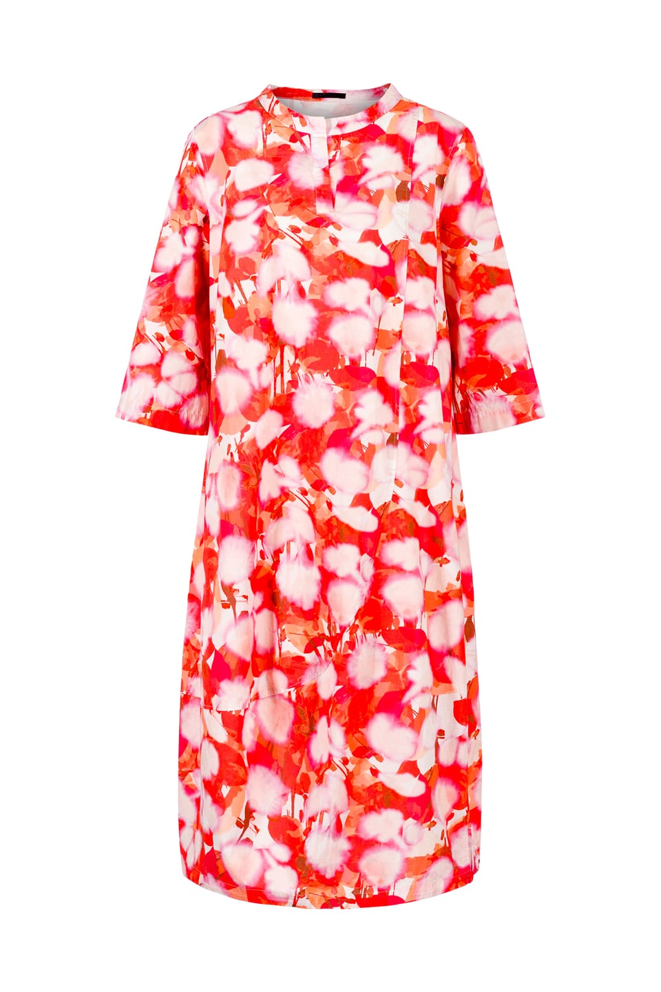 Dress 441 wash - Flower Print on Poplin - 240POMELO - 10240110155