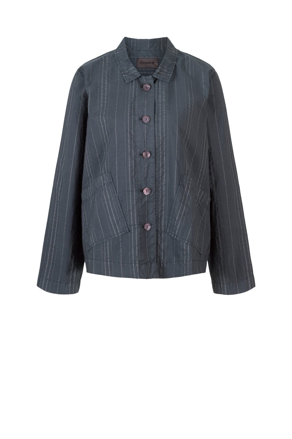 Jacke 413 - Baumwoll Mischung - 582SLATE - 10240110163