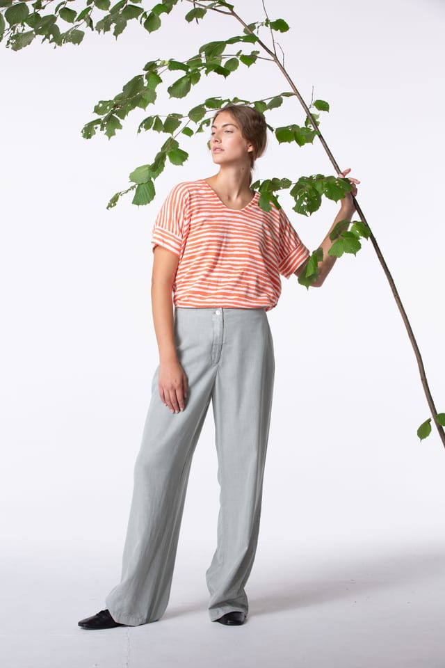 Trousers 448 - TENCEL™ Lyocell - 922SILVER - 10240110165