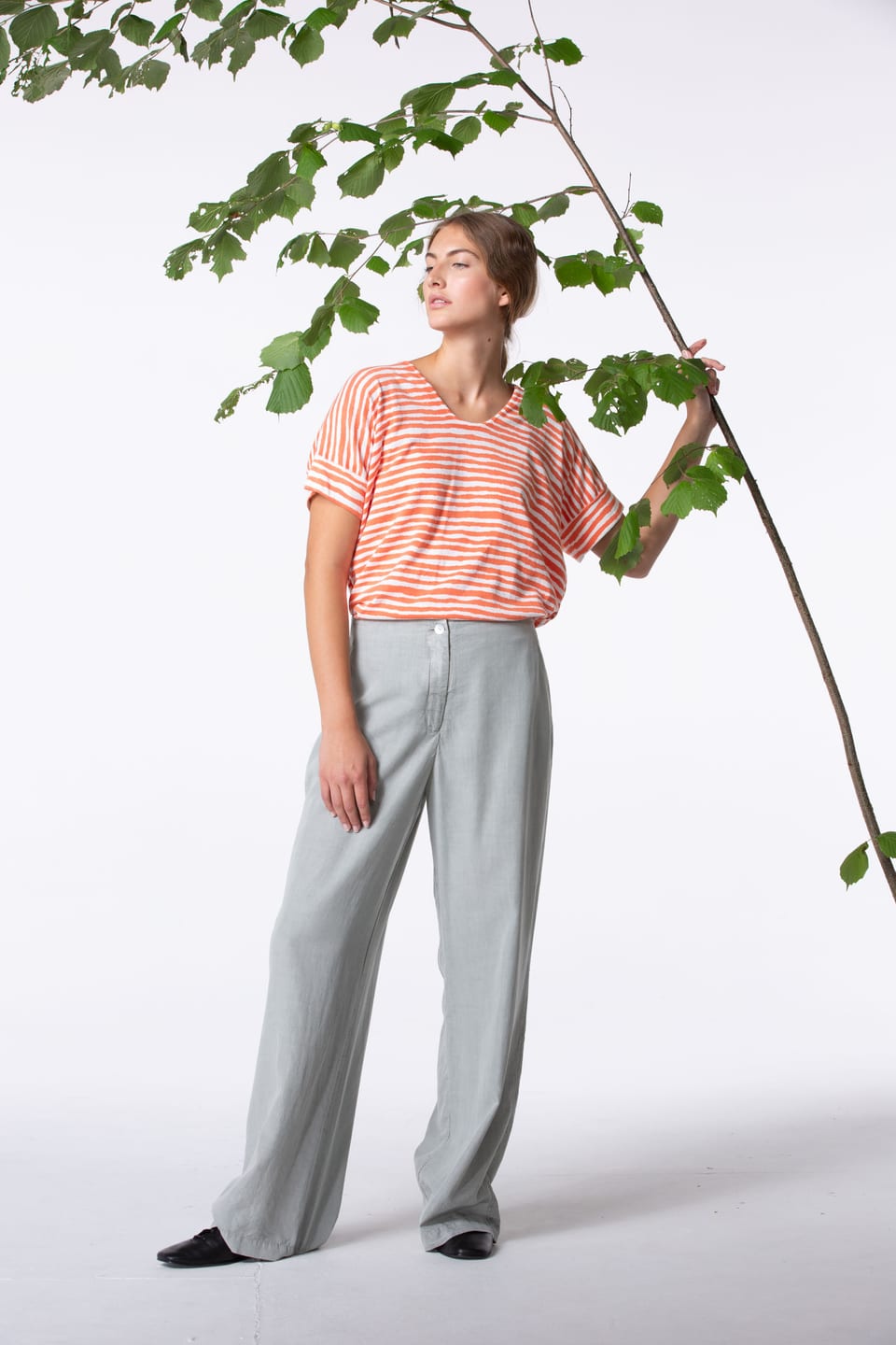 Trousers 448 - TENCEL™ Lyocell - 922SILVER - 10240110165
