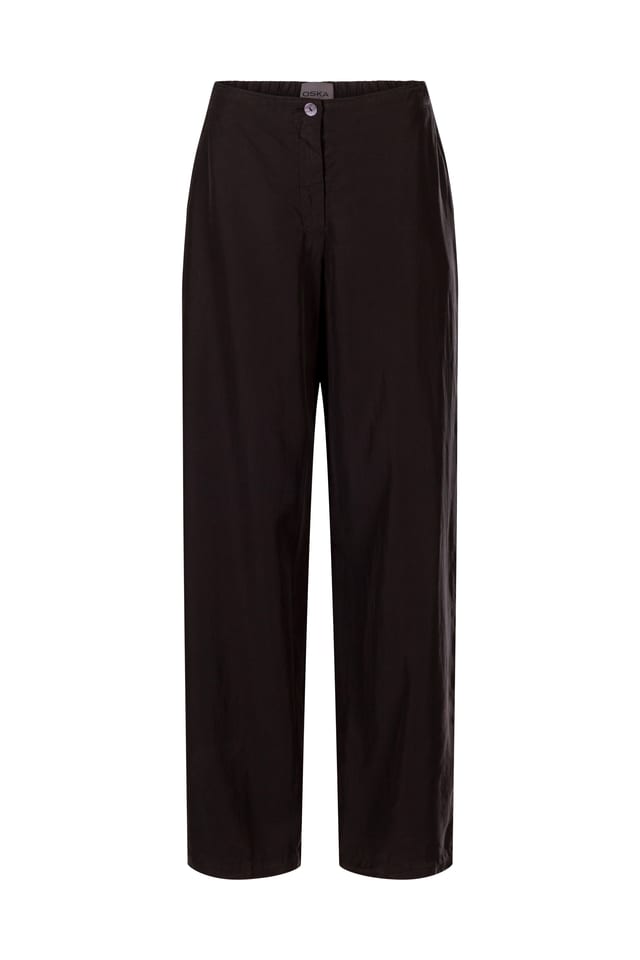 Trousers 448 - TENCEL™ Lyocell - 990BLACK - 10240110165