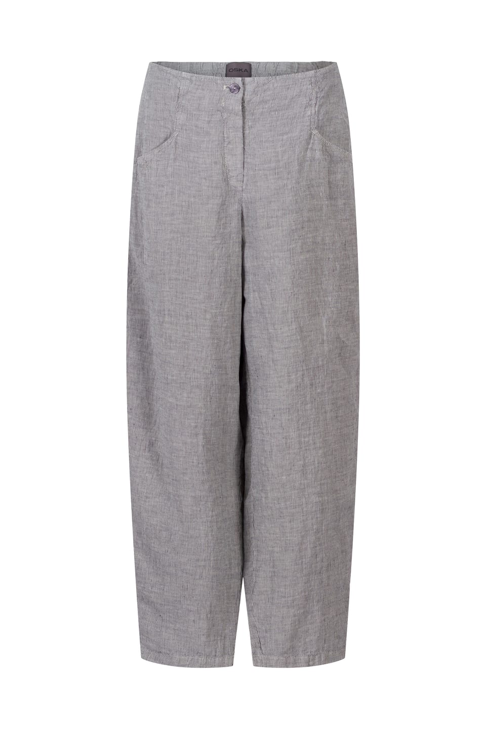 Hose 439 - Reines Leinen - 920SILVER - 10240110166