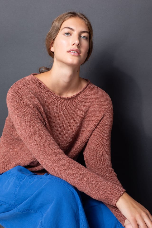 Pullover 414 - Pure Linen - 270COPPER - 10240113016