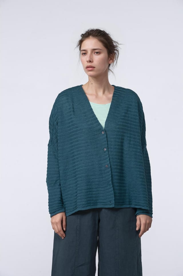 Jacket 405 - Pure Linen - 670LAKE - 10240113022