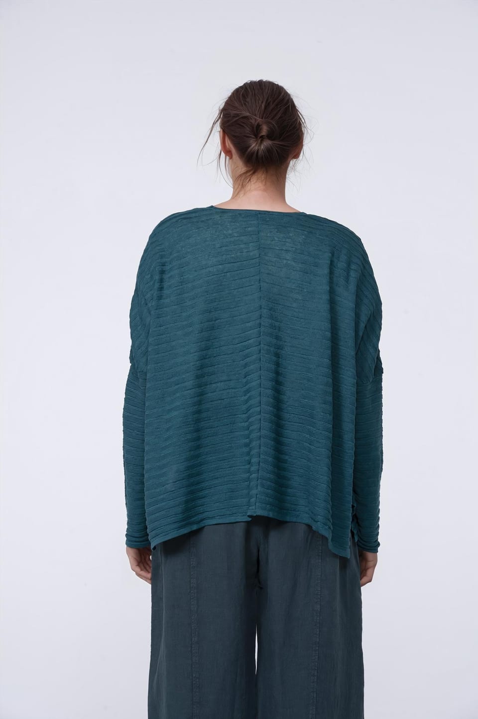 Jacket 405 - Pure Linen - 670LAKE - 10240113022