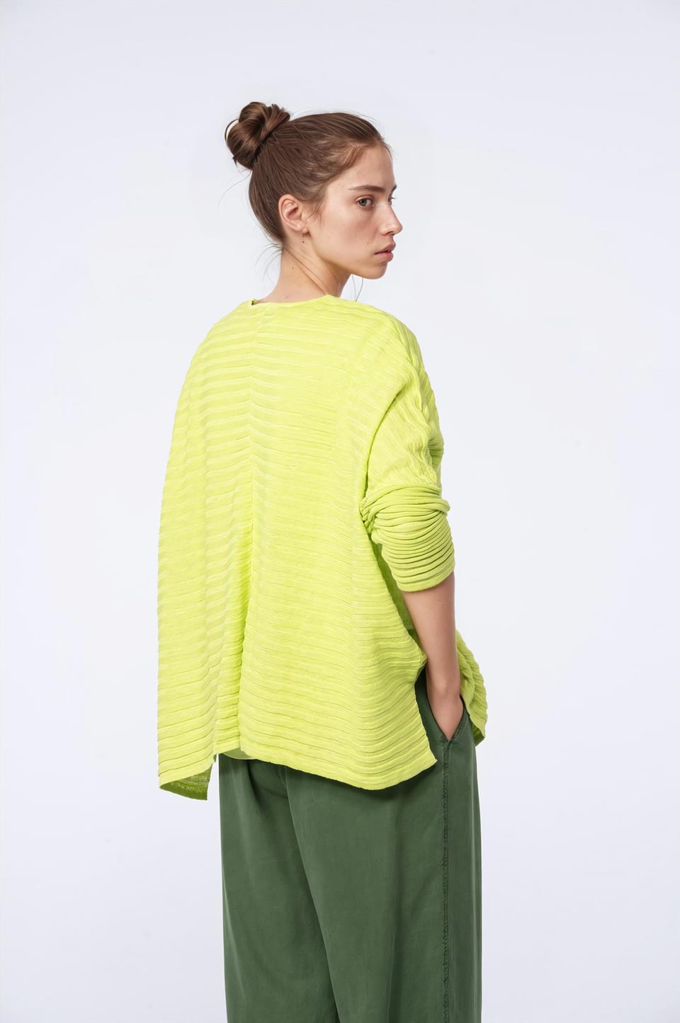 Jacket 405 - Pure Linen - 730KIWI - 10240113022