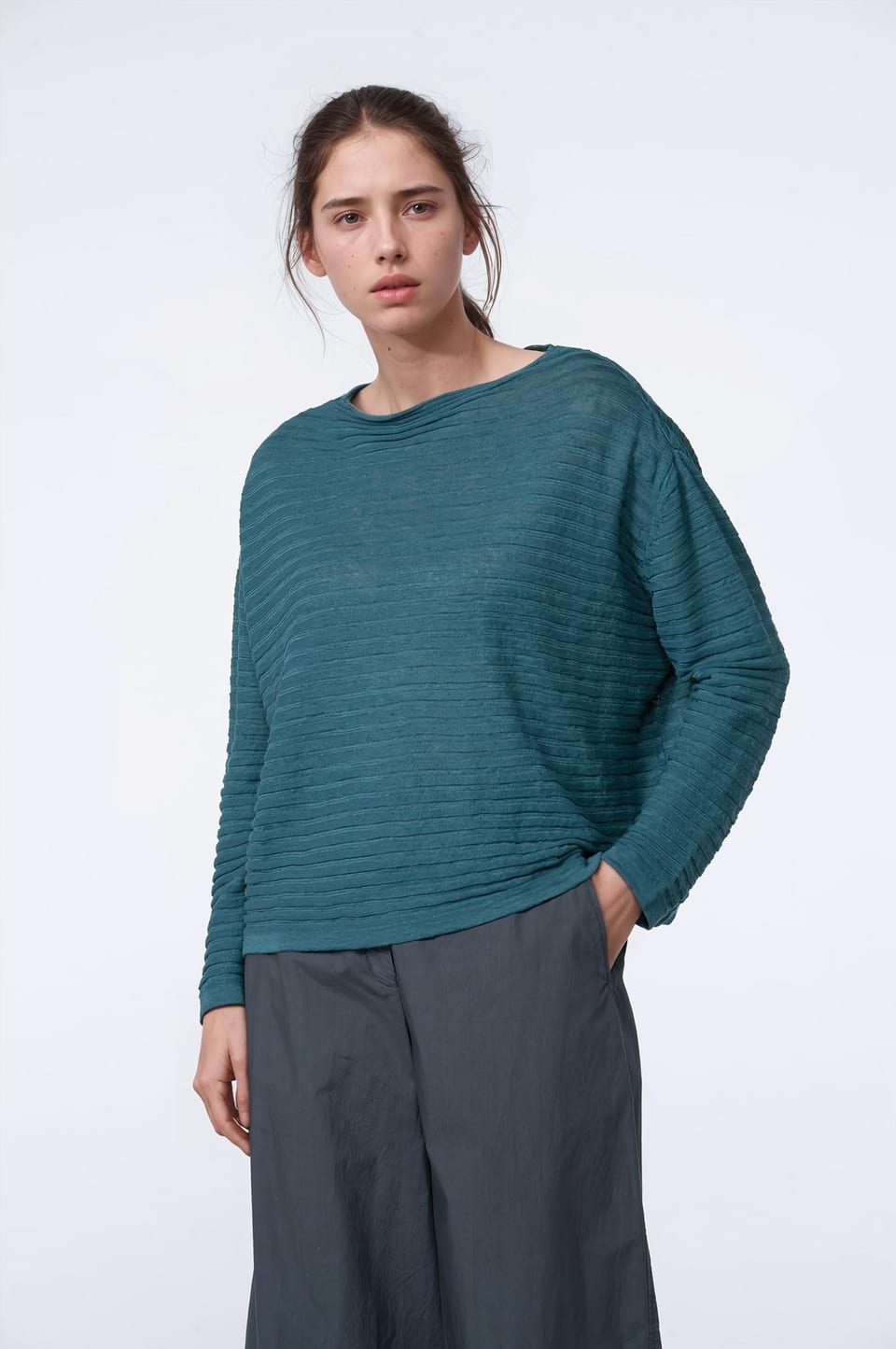 Pullover 423 - Pure Linen - 670LAKE - 10240113026