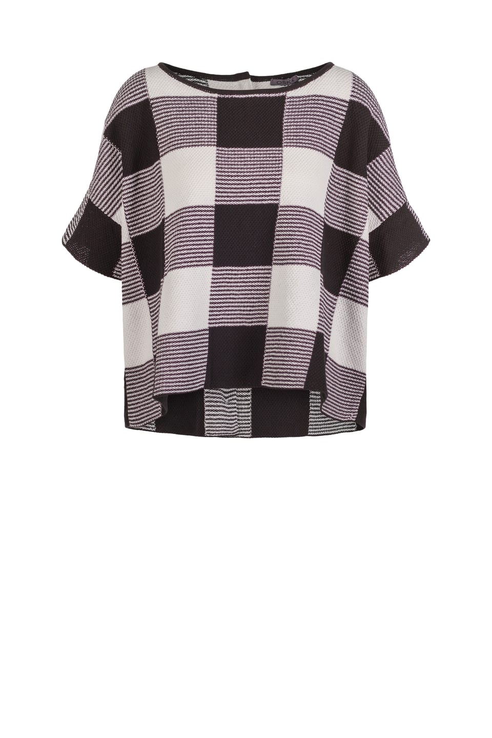 Pullover 426 - Cotton Gingham Check - 990BLACK - 10240113029