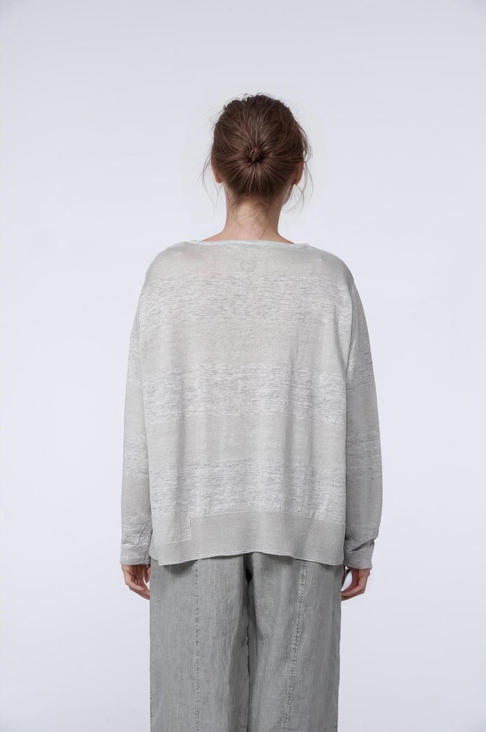 Pullover 428 - Pure Linen - 920SILVER - 10240113031