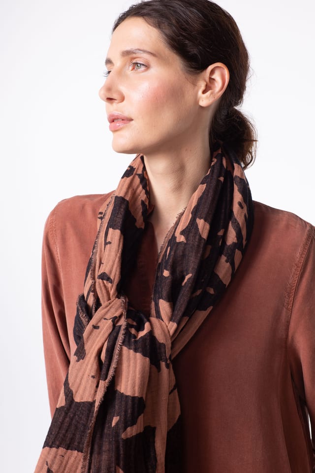 Scarf 403 - Pure Cotton - 270COPPER - 10240114003