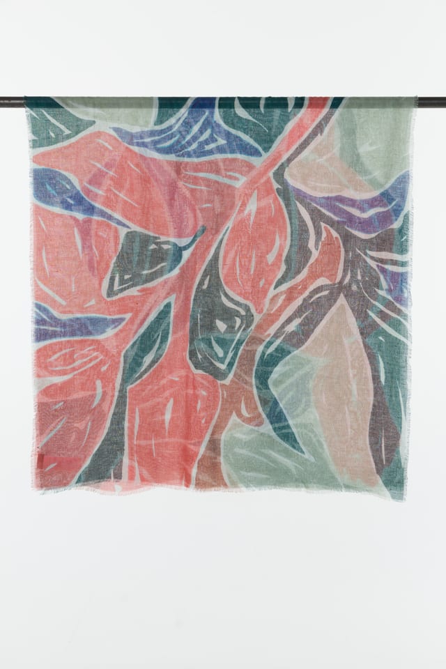 Scarf 406 - Linen-Modal Blend - 670LAKE - 10240114006
