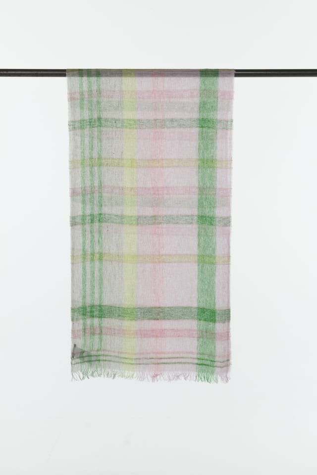 Scarf 411 - Linen-Silk Blend - 660WILLOW - 10240114011