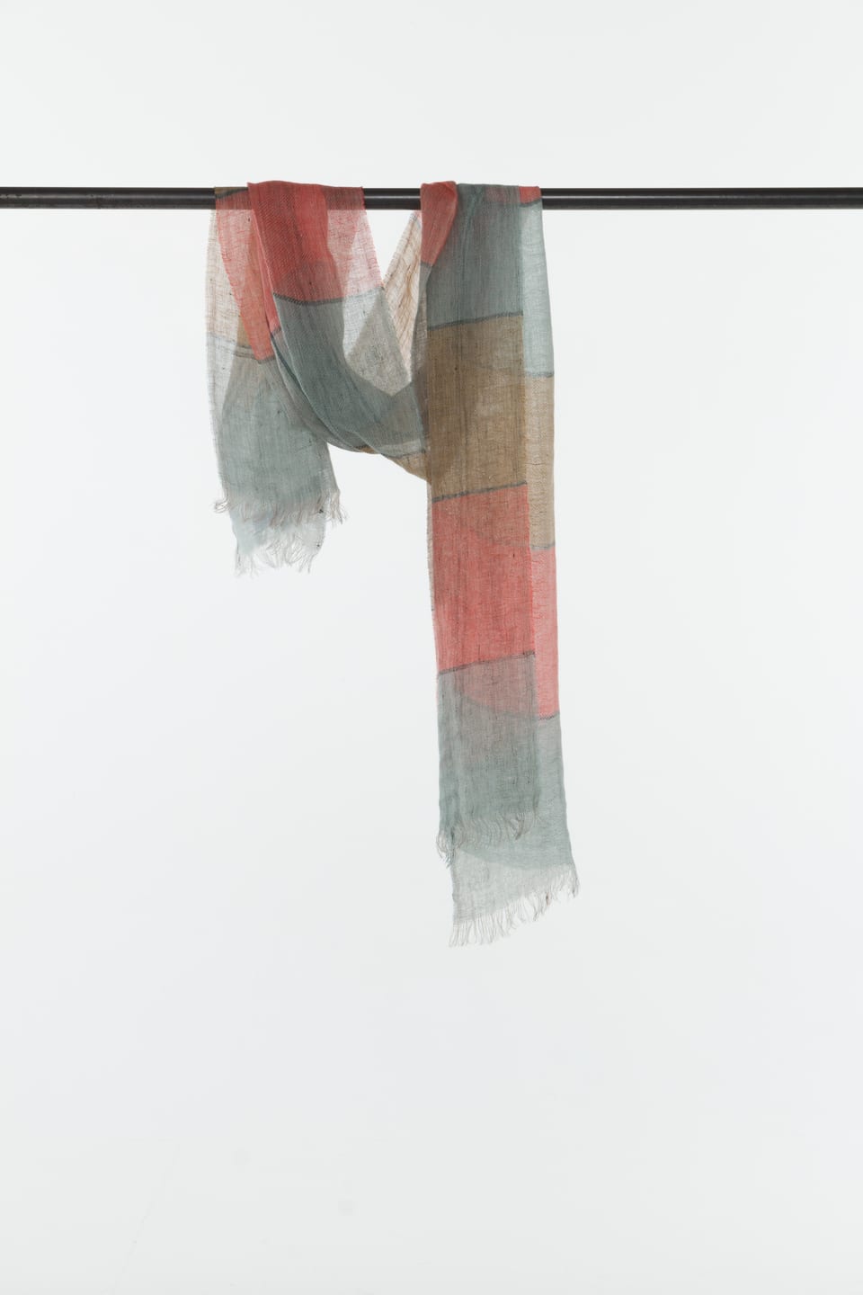 Scarf 412 - Pure Linen - 240POMELO - 10240114012