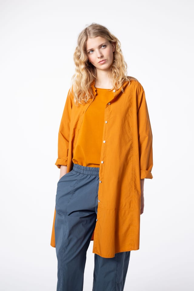 Blouse 401 - Cotton Poplin - 252CINNAMON - 60240110002
