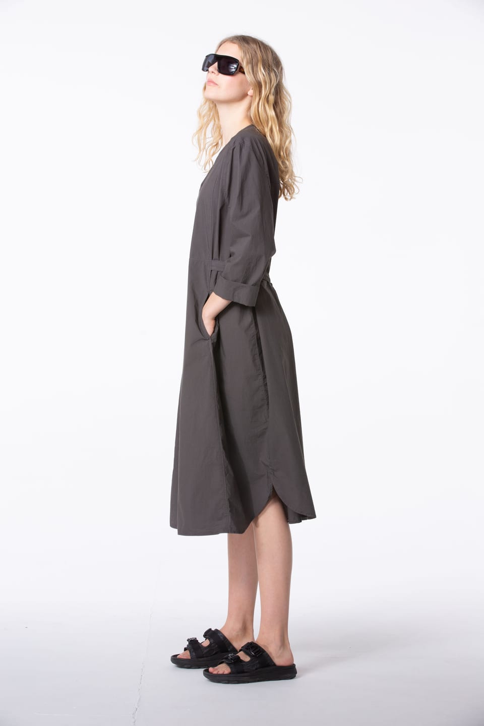 Kleid 401 - Baumwoll-Popeline - 980RAVEN - 60240110003