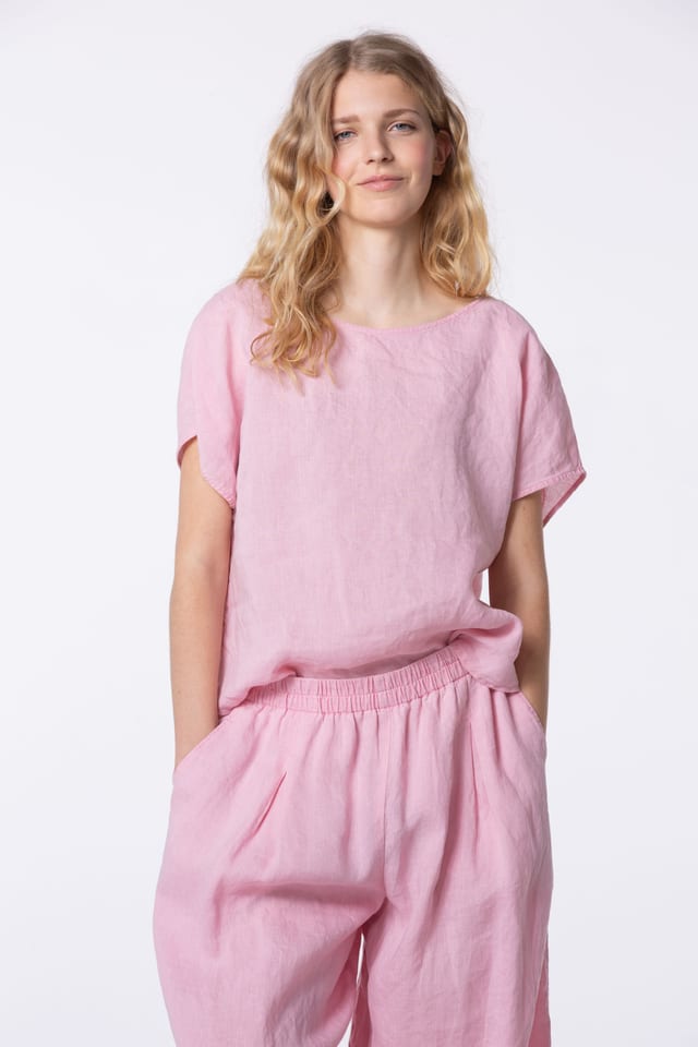 Blouse 402 - 100% Hennep - 322CANDY - 60240110004