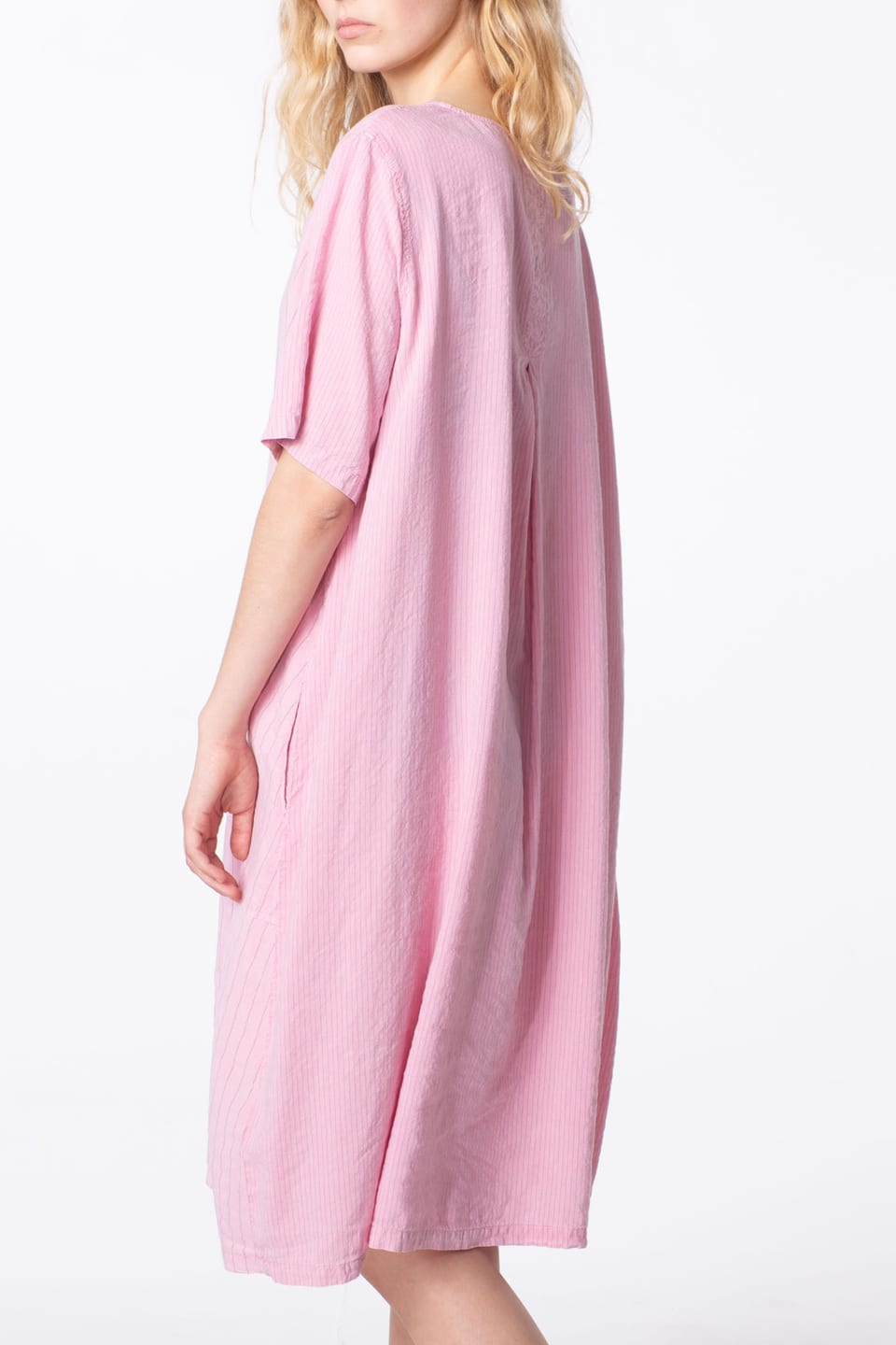 Dress 405 - Lyocell-Linen Blend with Pinstripe - 322CANDY - 60240110019