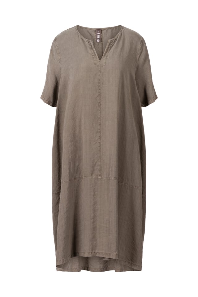 Dress 405 - Lyocell-Linen Blend with Pinstripe - 932COBBLES - 60240110019
