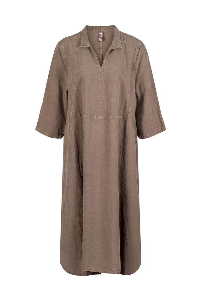 Dress 406 - Lyocell-Linen Blend - 932COBBLES - 60240110020