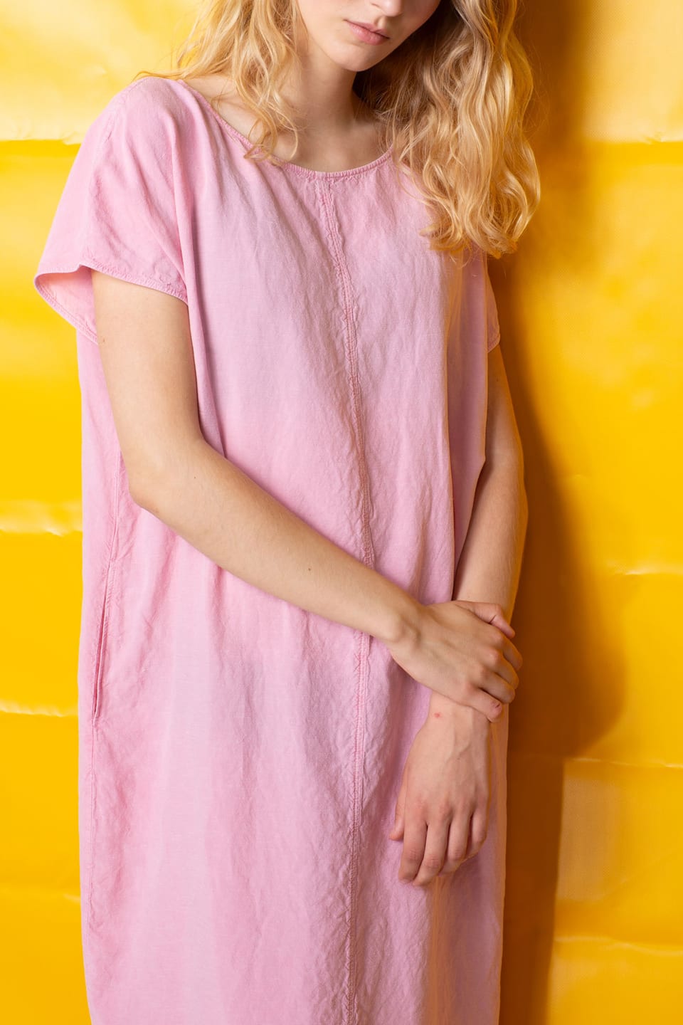 Dress 407 - Lyocell-Linen Blend - 322CANDY - 60240110024