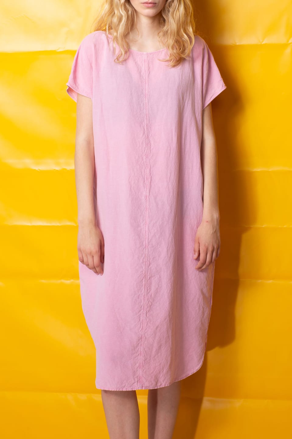 Dress 407 - Lyocell-Linen Blend - 322CANDY - 60240110024