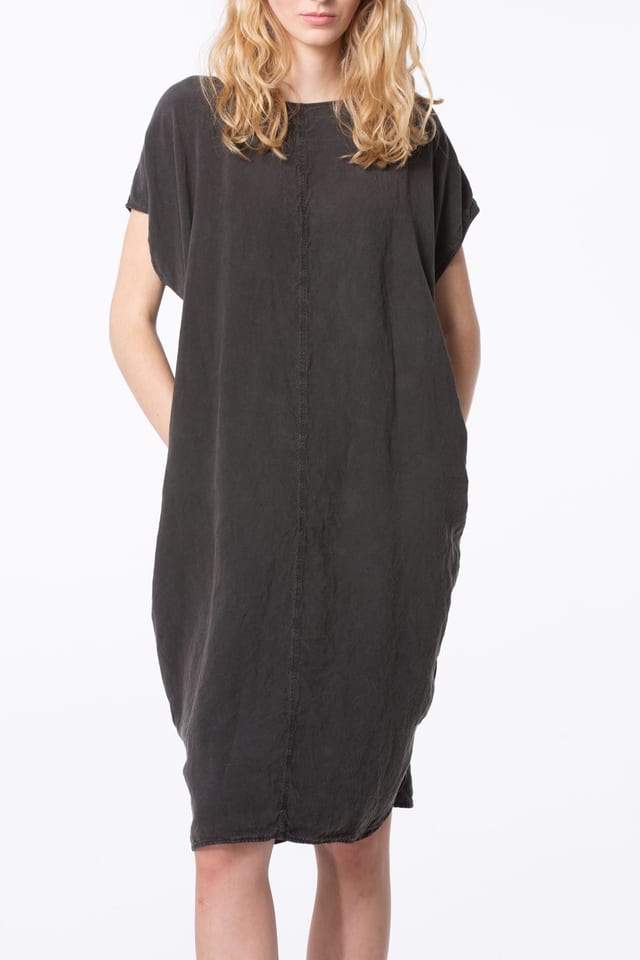 Jurk 407 - Lyocell-Linnenmix - 980RAVEN - 60240110024